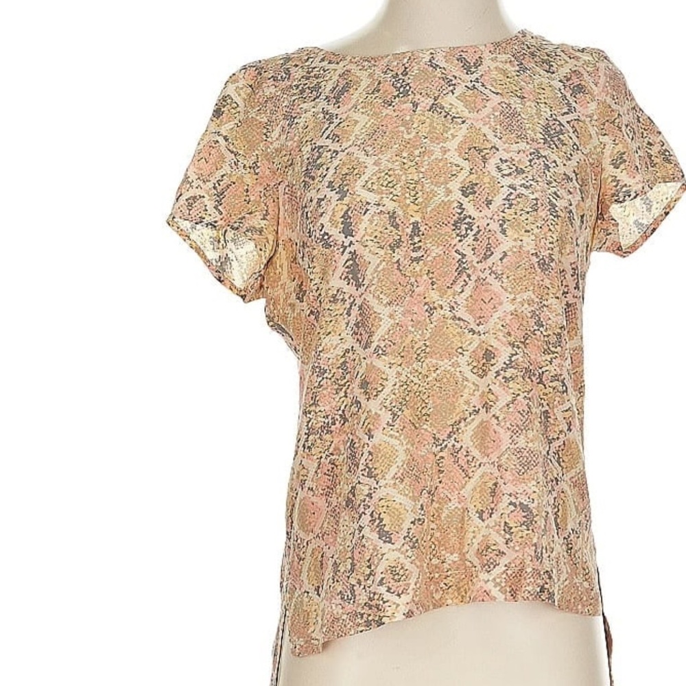 Women's Multicolor Snake Print Top